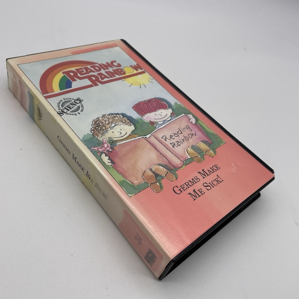 Reading Rainbow: Germs Make Me Sick! VHS Tape LeVar Burton PBS Kids Educational